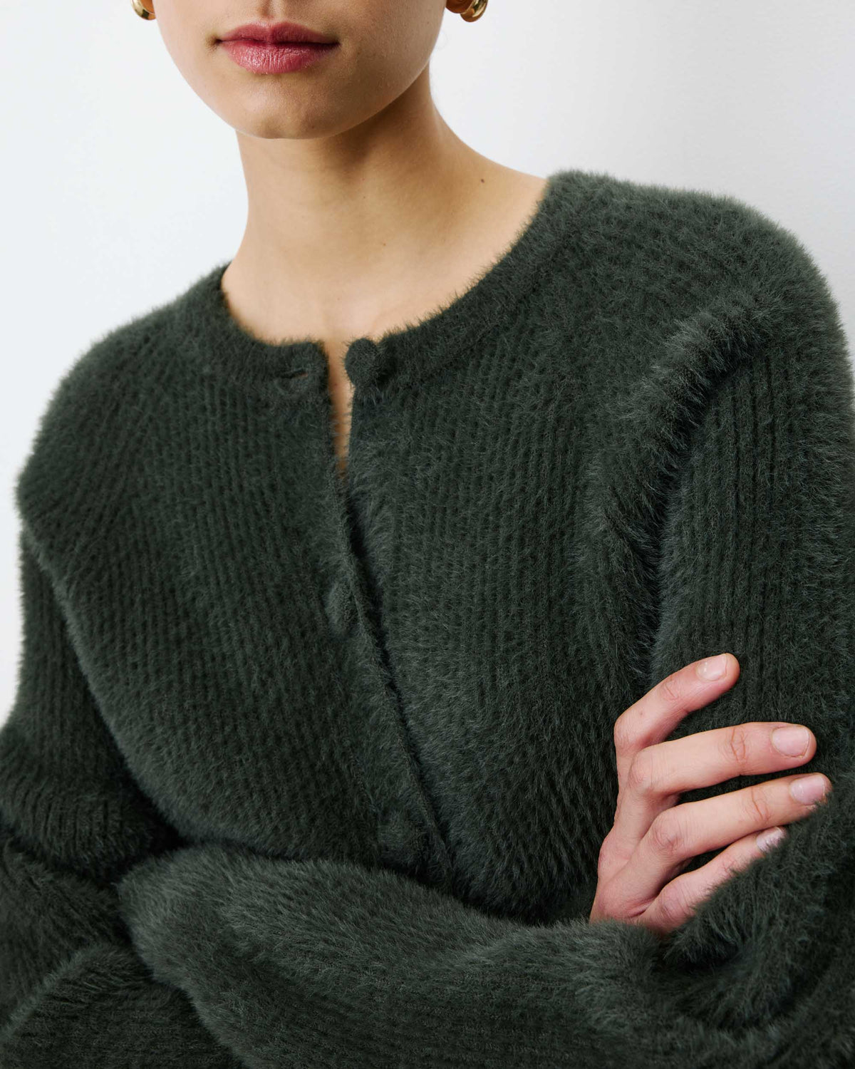 Aleron Cardigan - Kaki