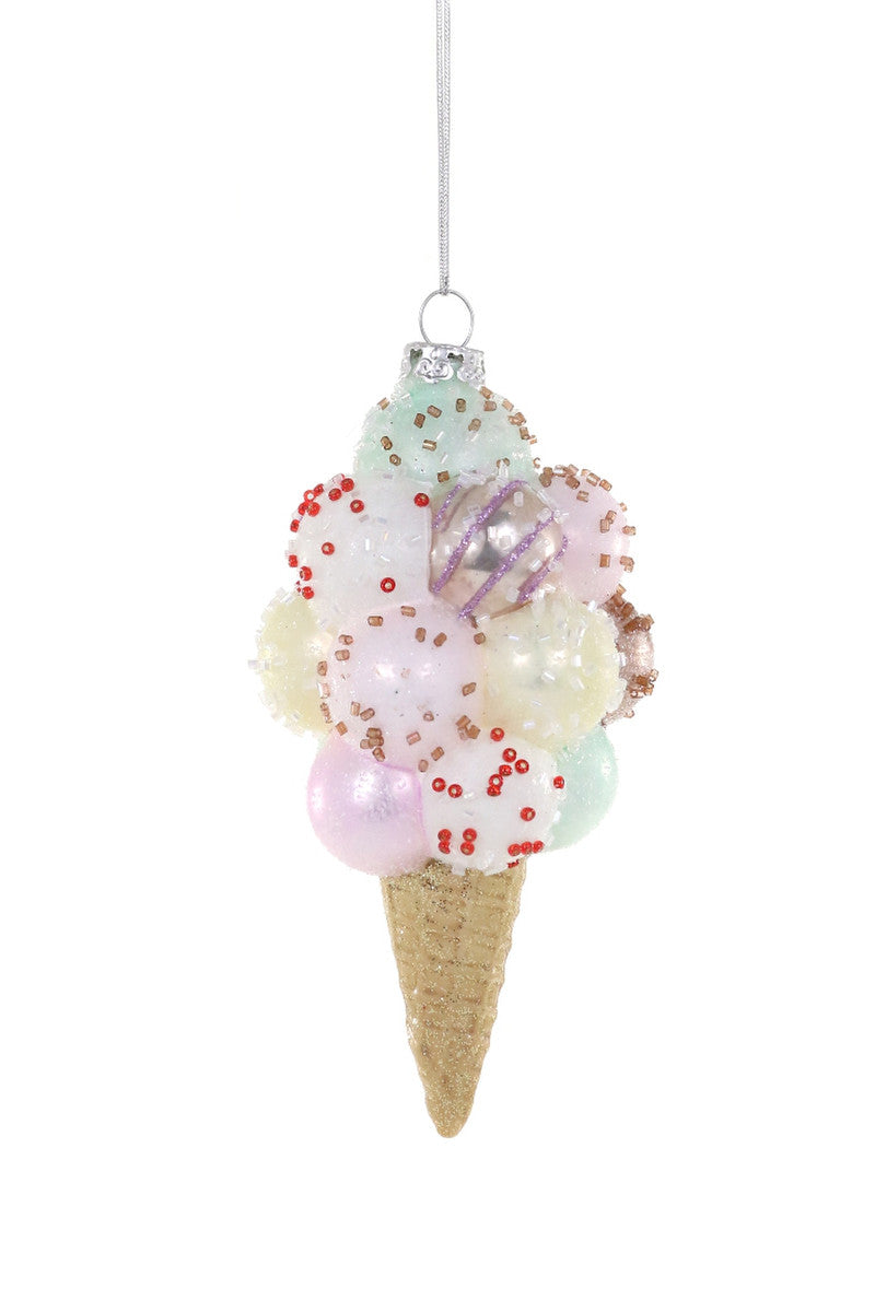 Deluxe Ice Cream Cone Ornament