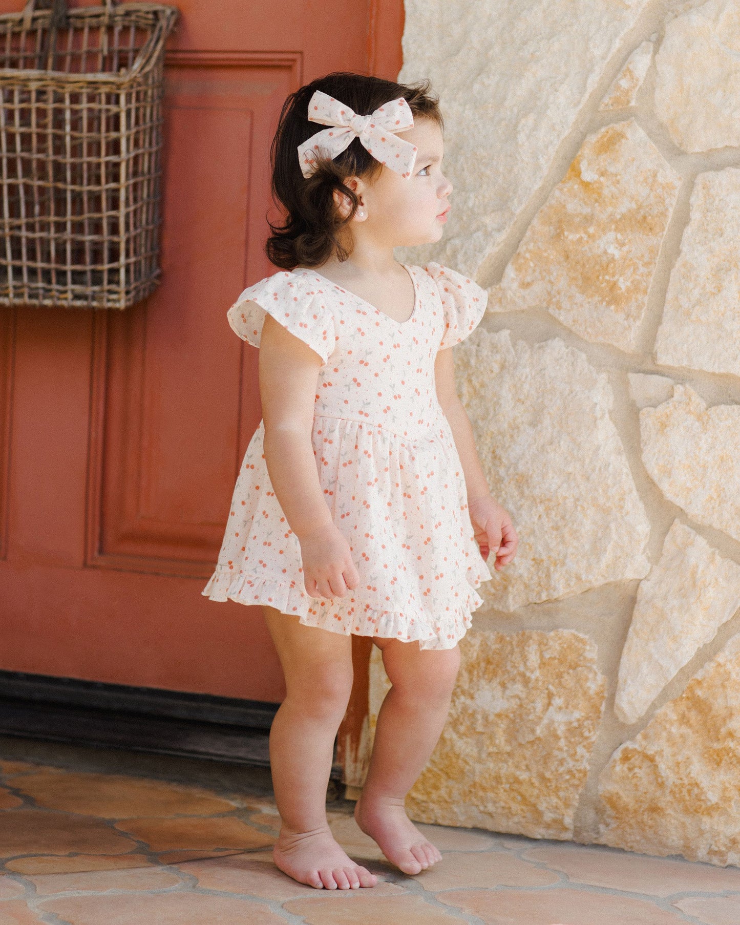 Rylee + Cru - Lilia Romper - Cherries