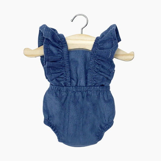 Minikane - Corduroy Lou Retro Romper - Denim Blue