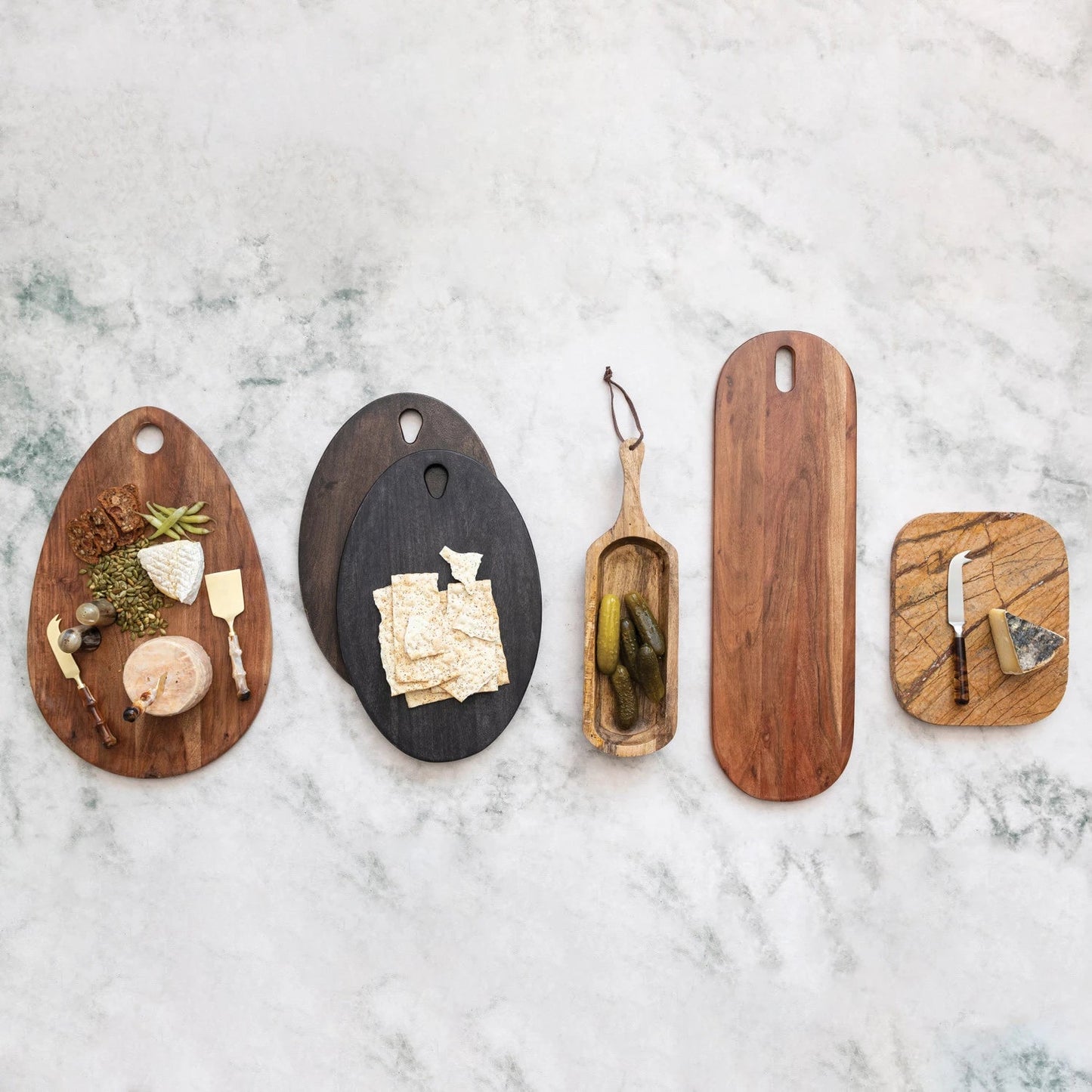Oval Mango Wood Cheese/Cutting Board
