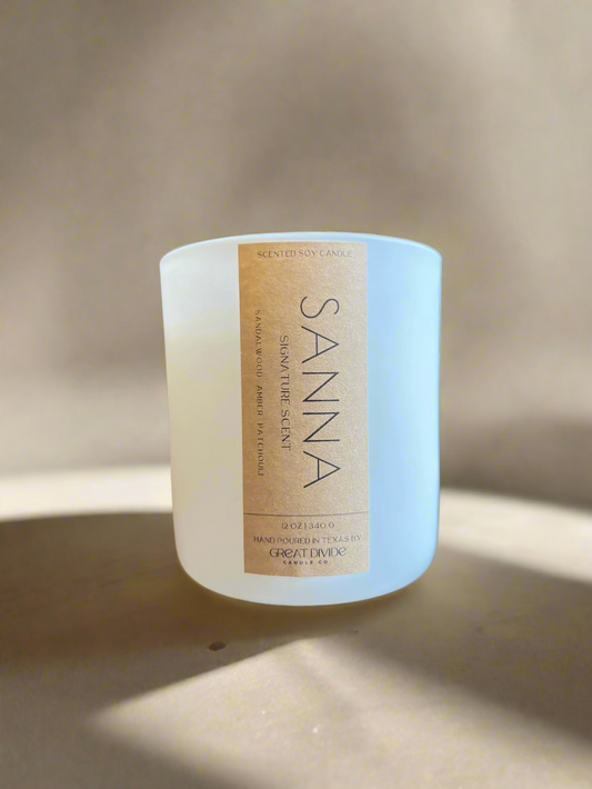 Sanna x Great Divide Signature Scent Wood Wick Candle