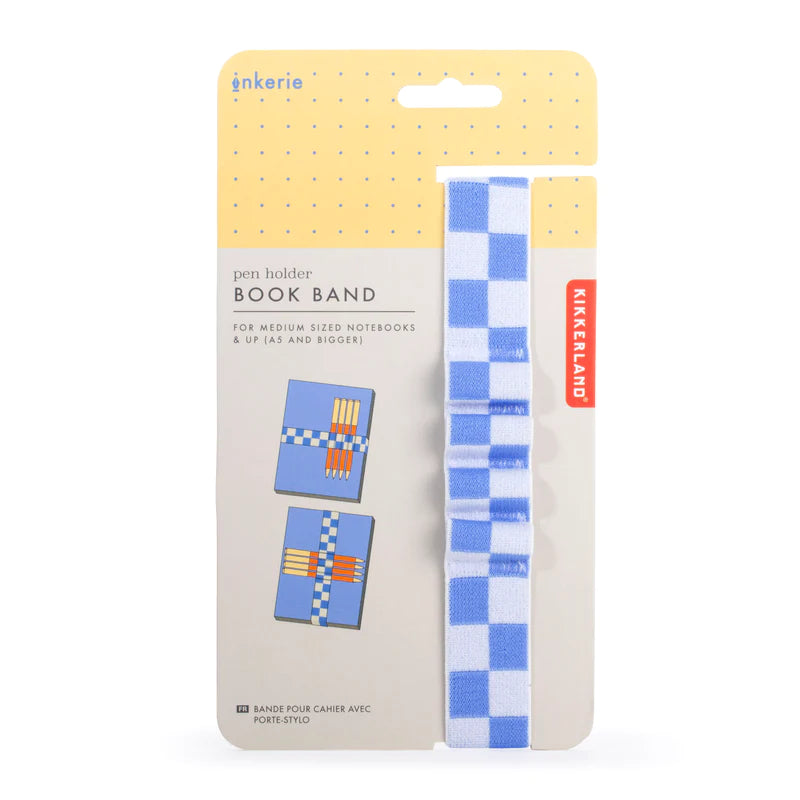 Pen Holder Book Band - Blue