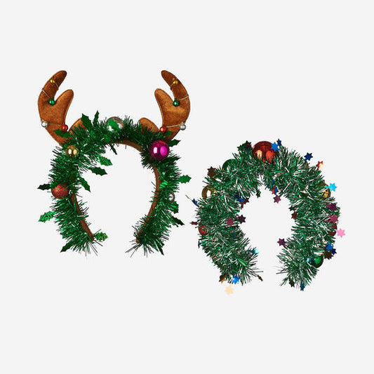 Reindeer/Wreath Headband