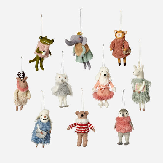 Wool Animal Ornament