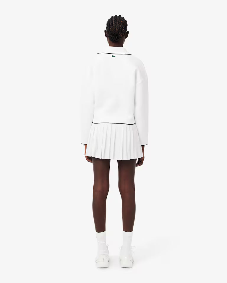 Lacoste - Ultra Dry Tennis Heritage Lined Skirt - White