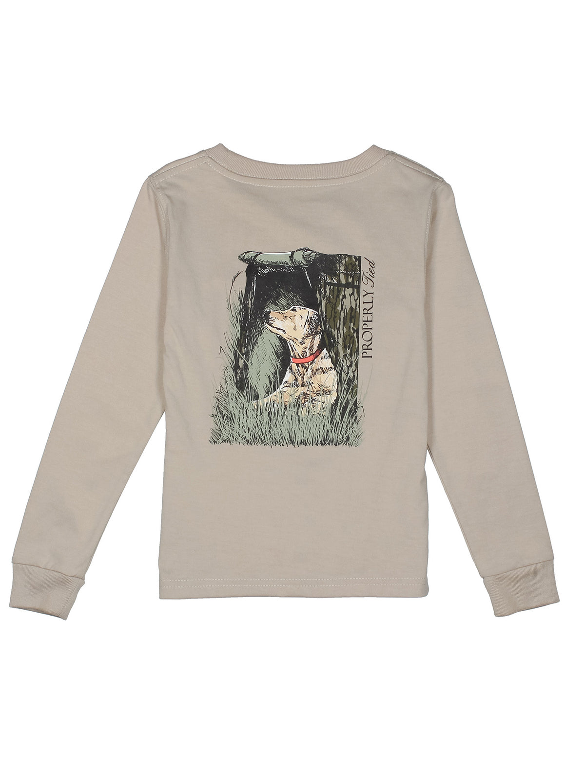 Boys' Mossy Oak Lab LS - Linen