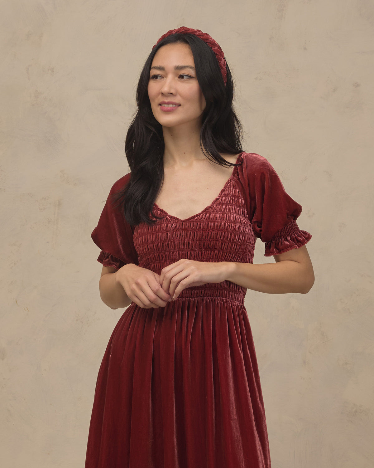 Noralee - Women's Adele Dress - Ruby