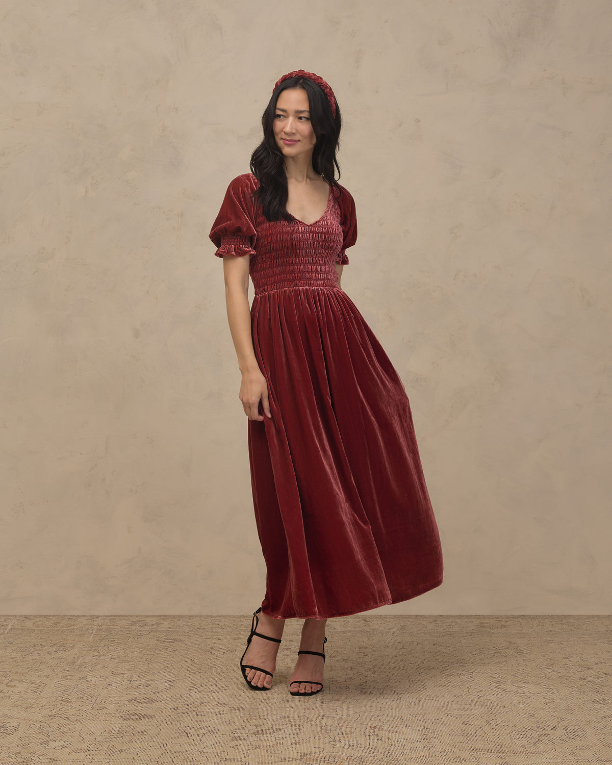 Noralee - Women's Adele Dress - Ruby