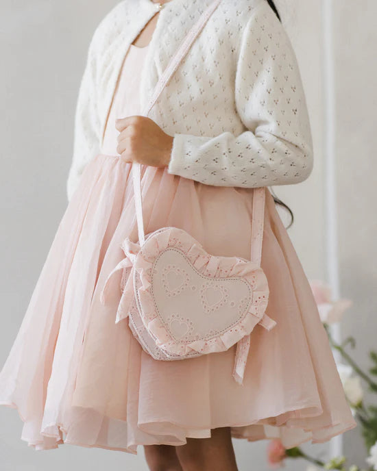 Noralee - Heart Purse - Blush