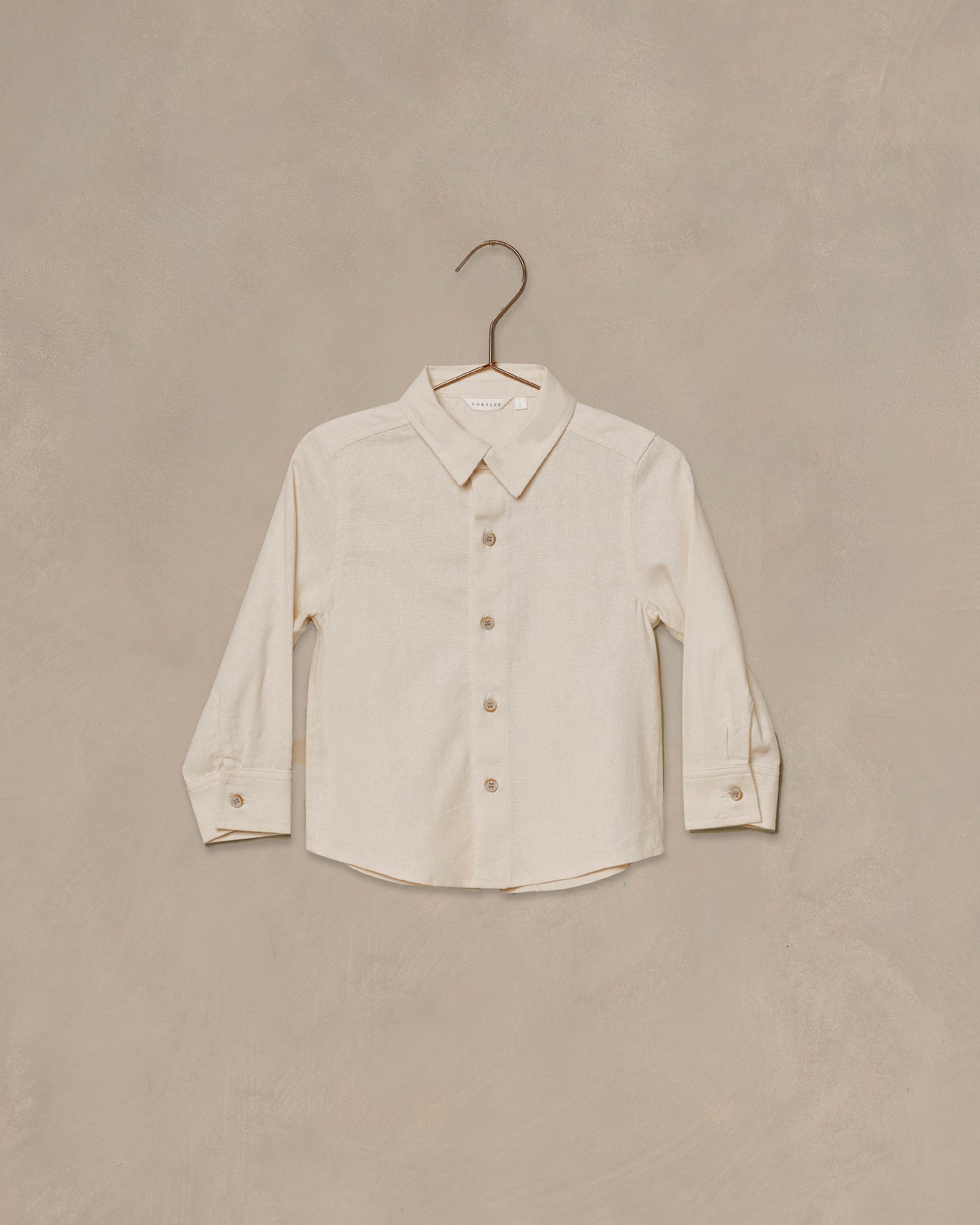 Noralee - Harrison Button Down - Natural