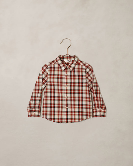 Noralee - Harrison Button Down - Holiday Tartan