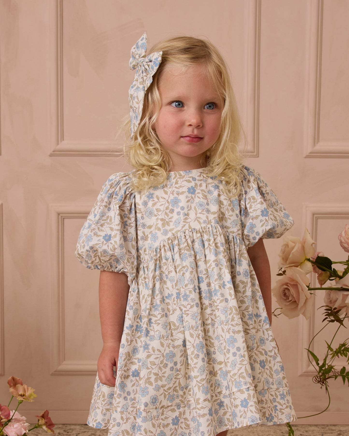 Noralee - Luna Dress - Blue Garden