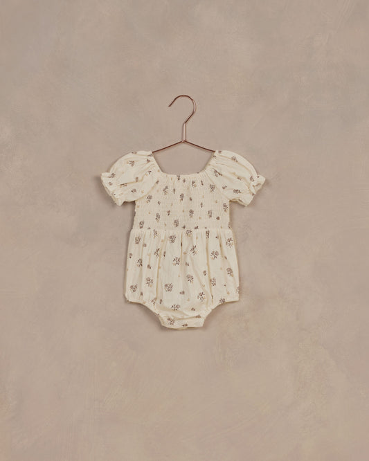 Noralee - Cosette Romper - Rose Ditsy