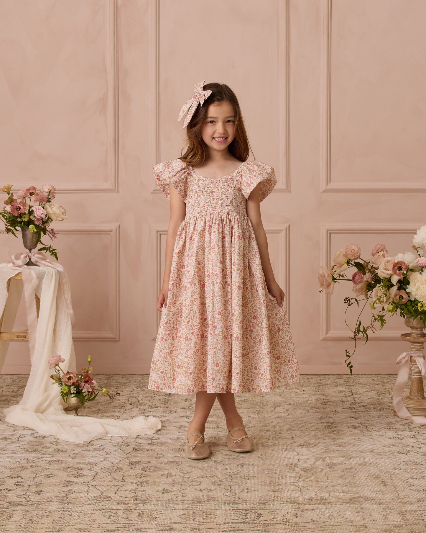 Noralee - Hazel Dress - Blush Garden