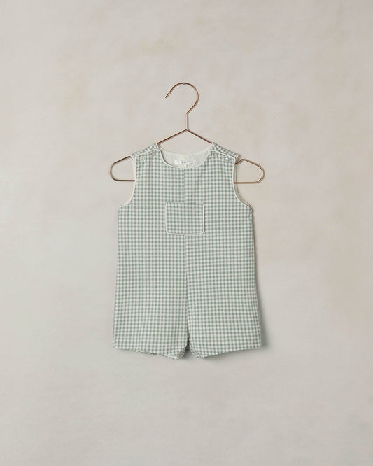 Noralee - Georgie Romper - Eucalyptus Check