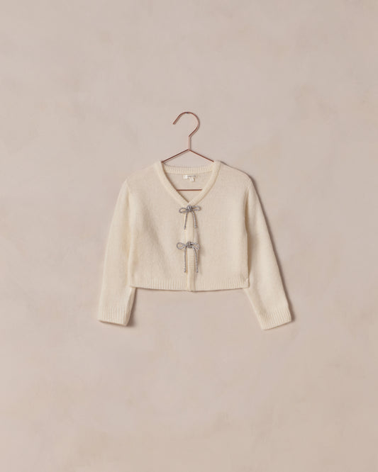 Noralee - Bow Cardigan - Ivory