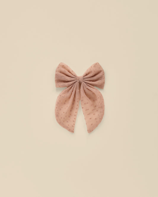 Noralee - Oversized Bow - Dusty Rose