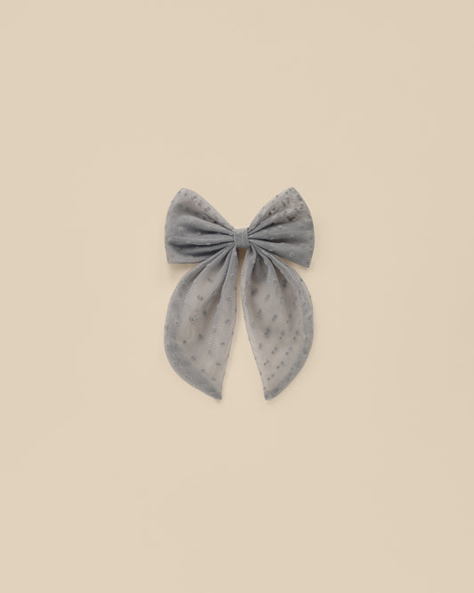 Noralee - Oversized Bow - Vintage Blue