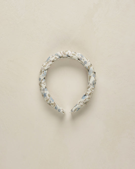 Noralee - Braided Headband - Blue Garden