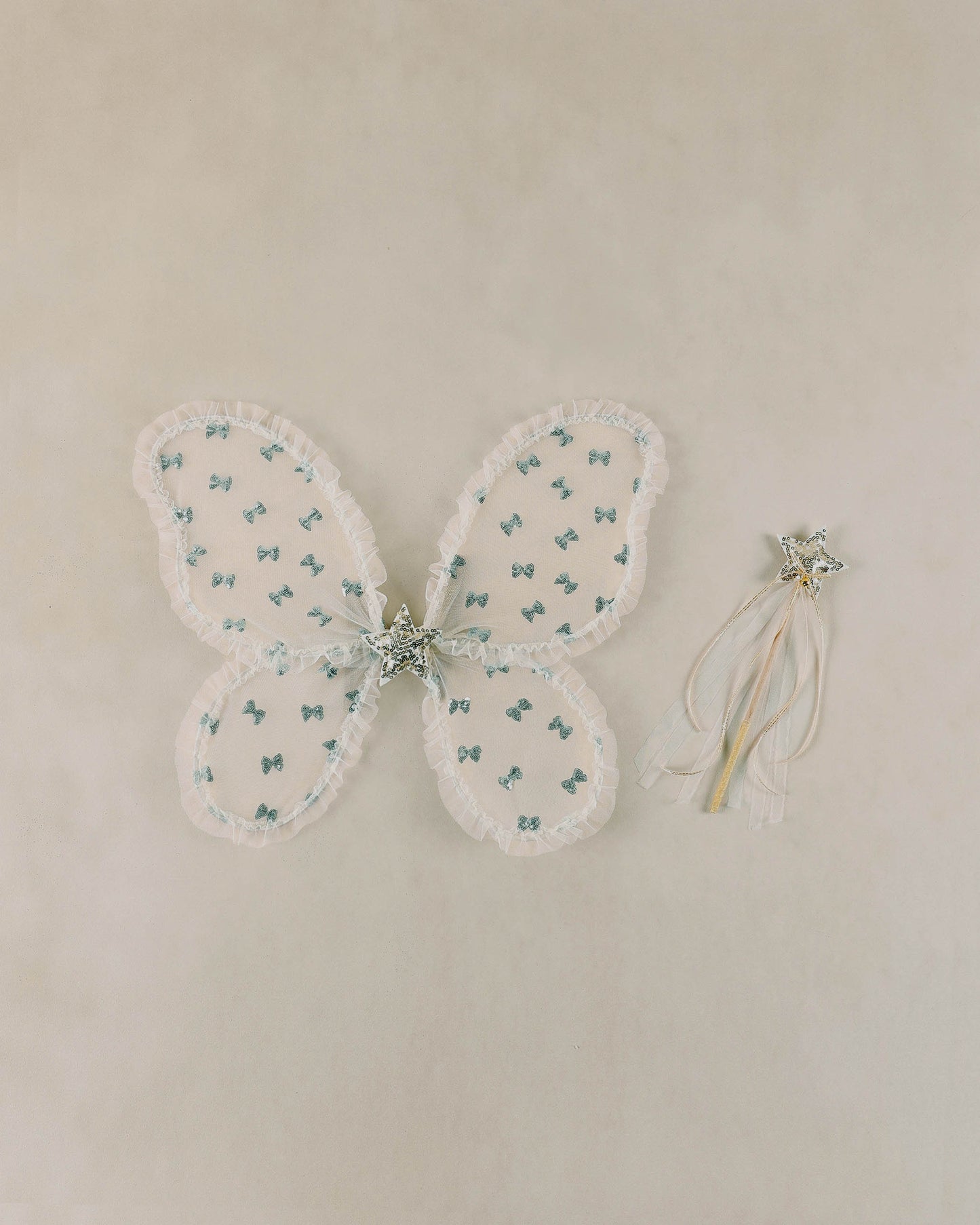 Noralee - Fairy Set - Sky Sequin Bows