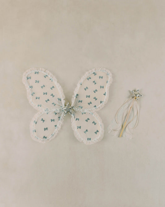 Noralee - Fairy Set - Sky Sequin Bows