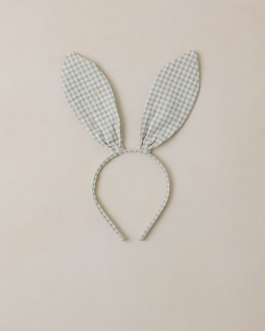 Noralee - Bunny Headband - Eucalyptus Check