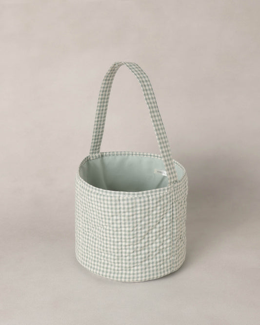 Noralee - Easter Basket - Eucalyptus Check