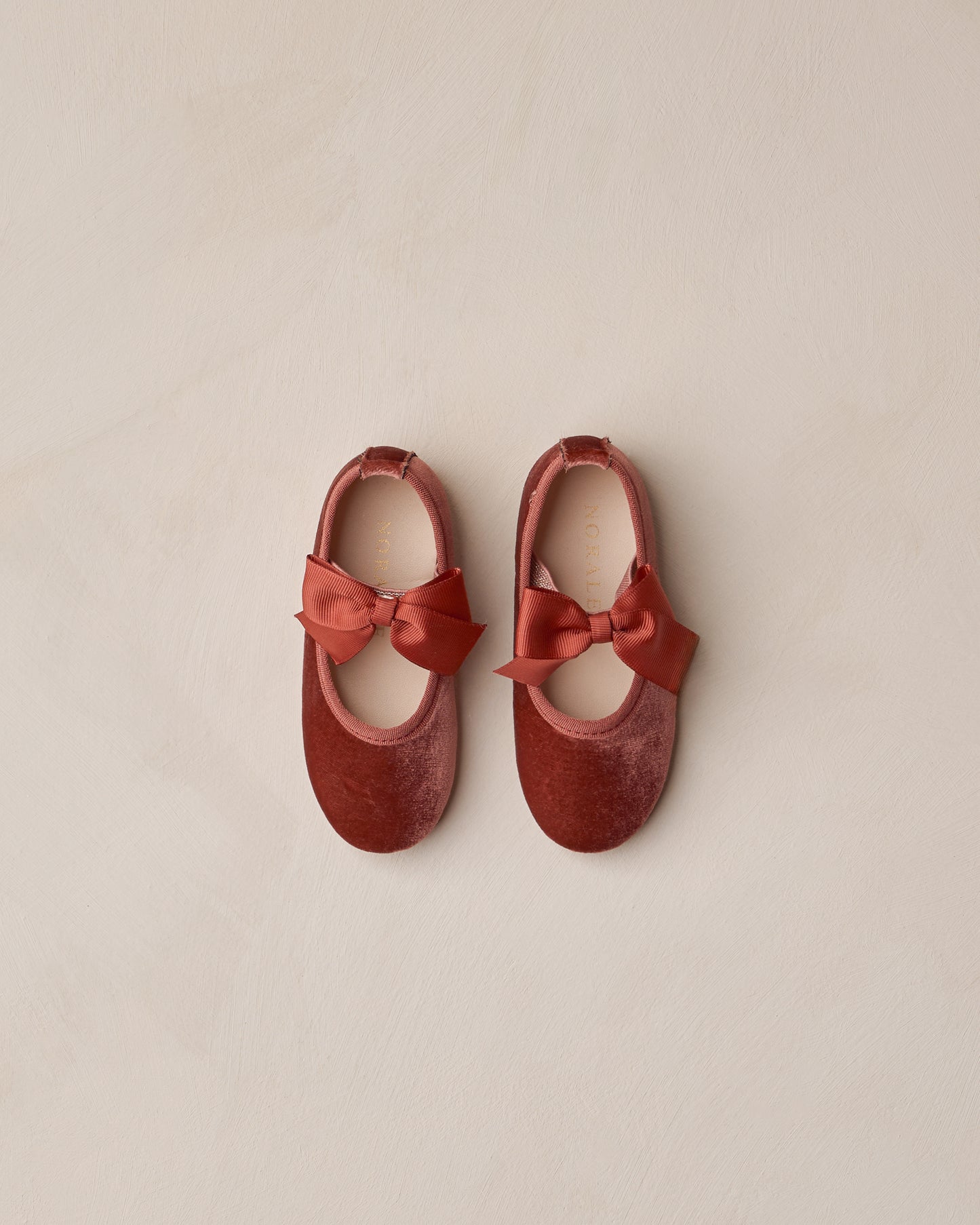 Noralee - Bow Ballet Flats - Ruby