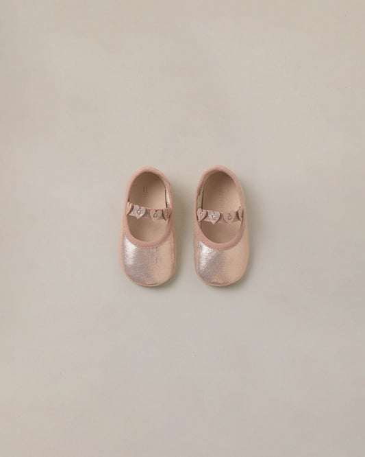 Noralee - Baby Ballet Flats - Pink Shimmer