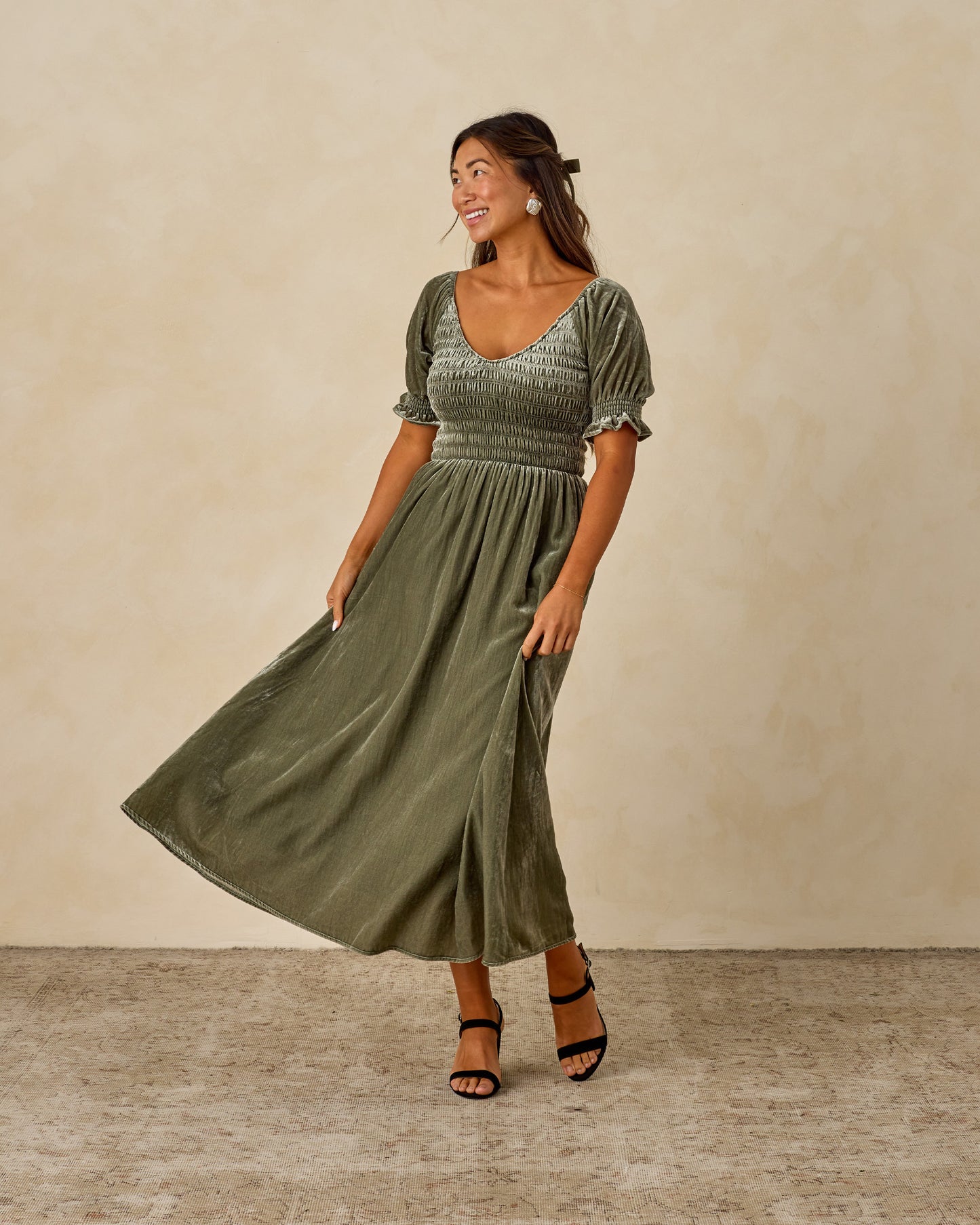 Noralee - Women's Adele Dress - Pine