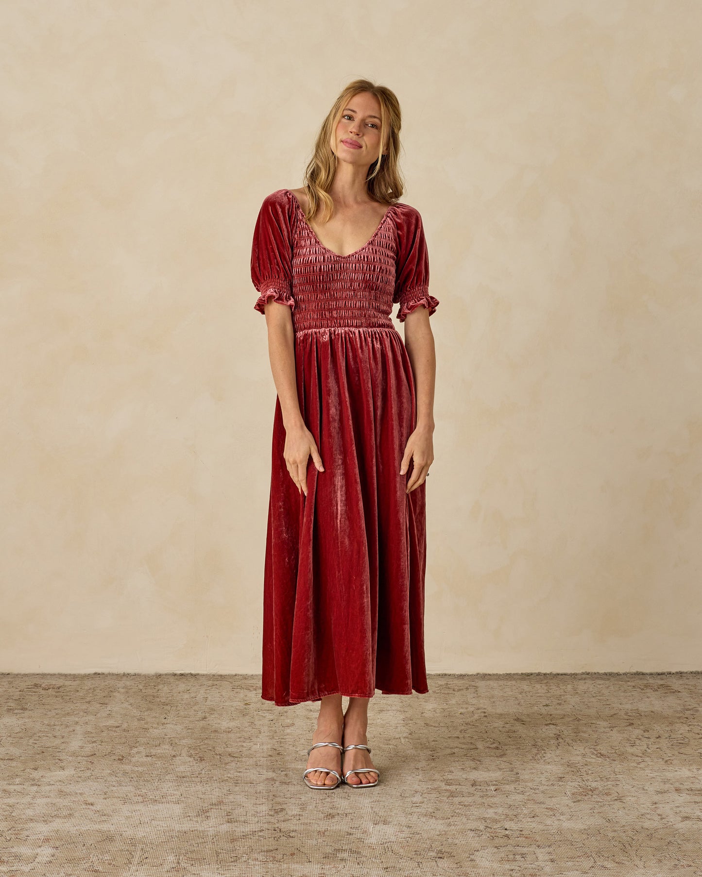 Noralee - Women's Adele Dress - Ruby