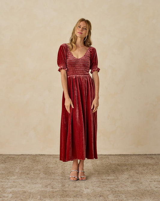 Noralee - Women's Adele Dress - Ruby