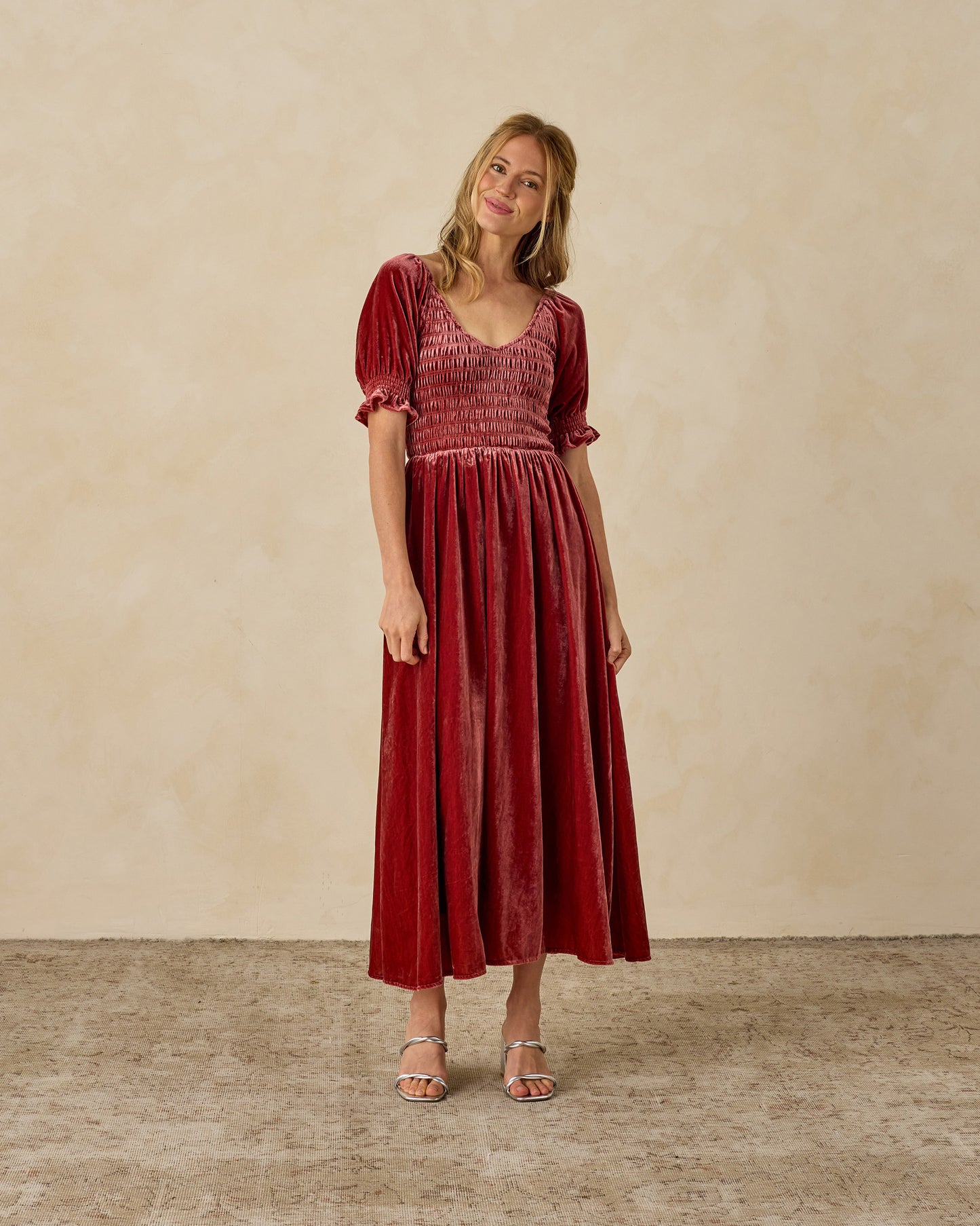 Noralee - Women's Adele Dress - Ruby