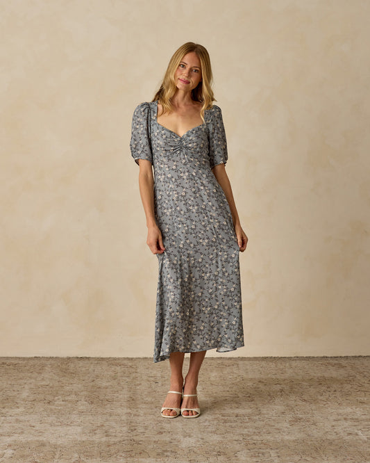 Norale - Womens Violet Dress - French Blue Floral