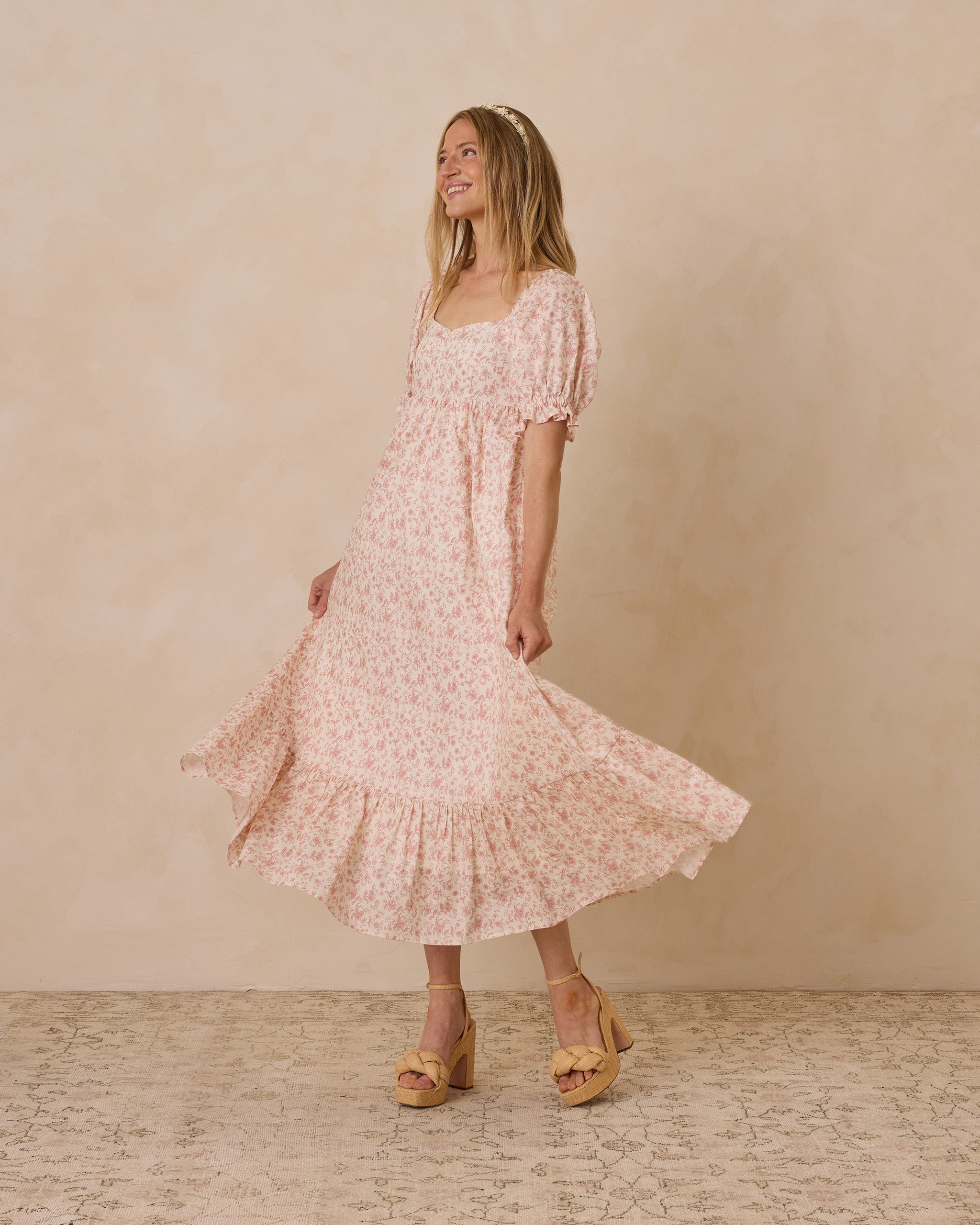 Noralee - Women's Hazel Dress - Blush Garden – SANNA baby and child