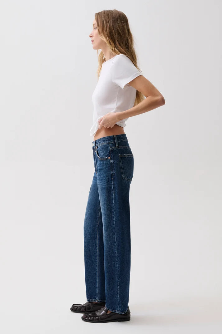 Pistola - Lexi Mid Rise Bowed Straight - Moonwave