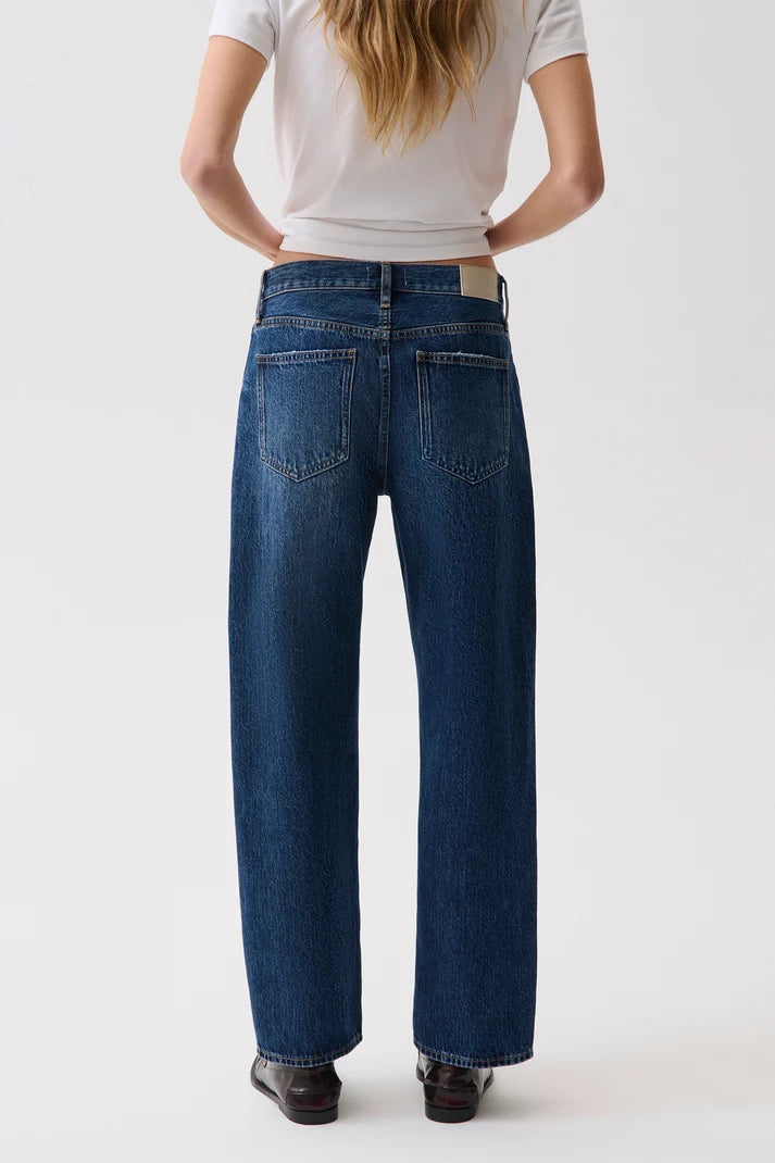 Pistola - Lexi Mid Rise Bowed Straight - Moonwave