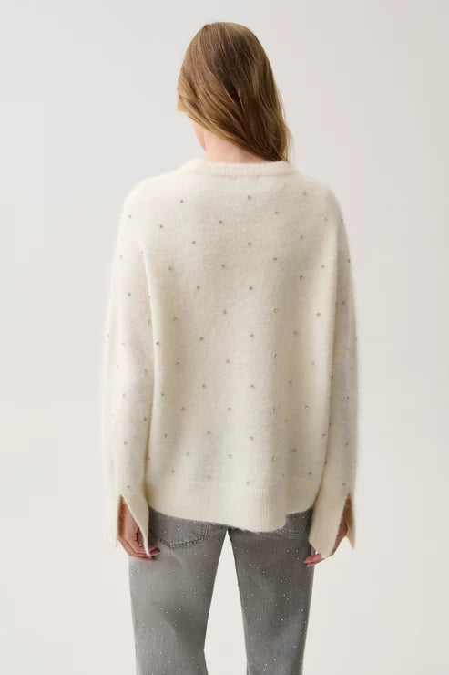 Pistola - Luna Embellished Sweater - Winter White