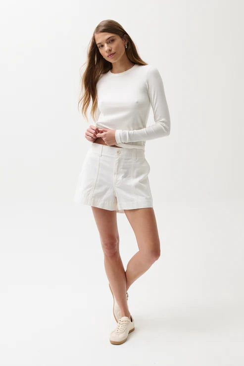 Pistola - Mason Relaxed Utility Short - White