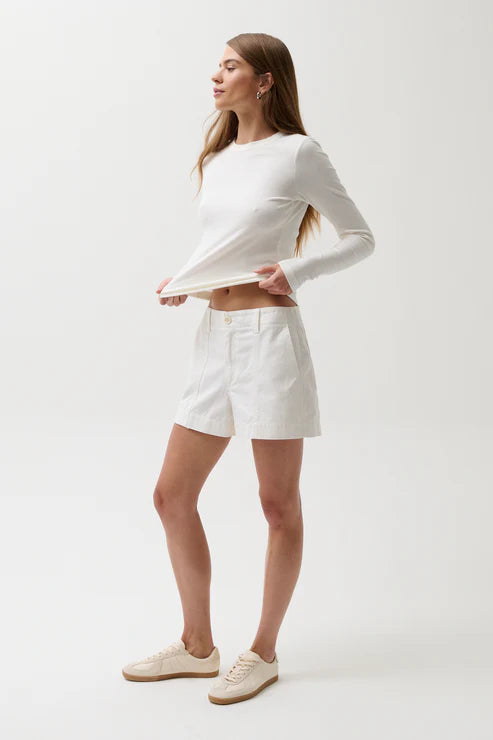 Pistola - Mason Relaxed Utility Short - White