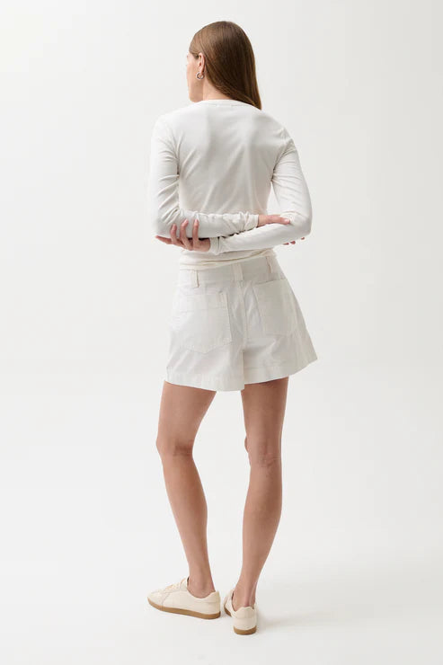 Pistola - Mason Relaxed Utility Short - White