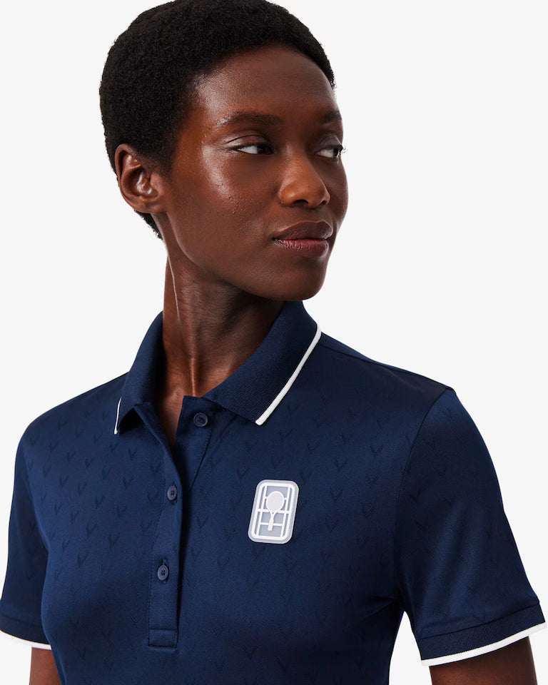 Lacoste - Tennis Heritage Ultra Dry Stretch Polo - Navy