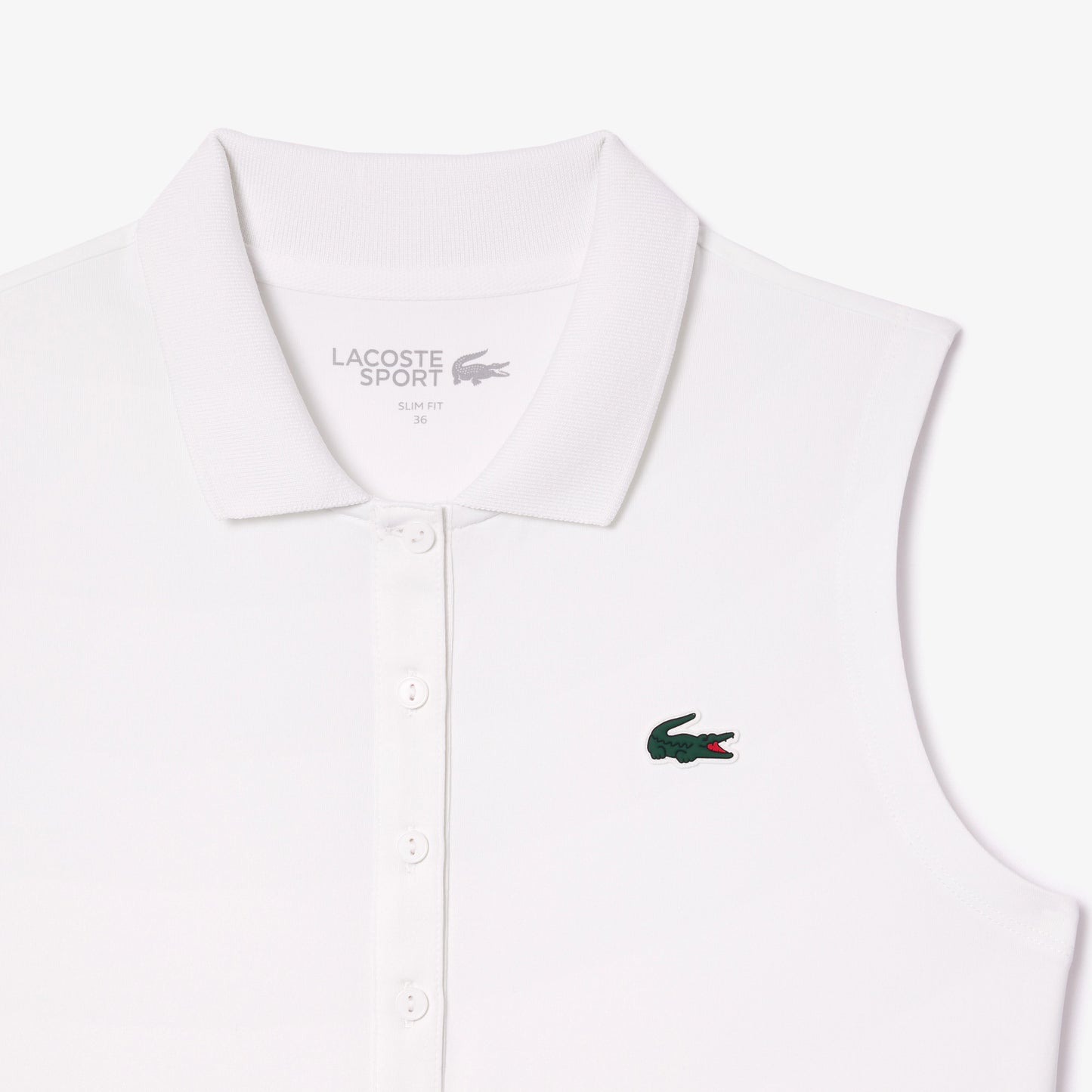 Lacoste: Ultra-Dry Anti-UV Golf Polo - White