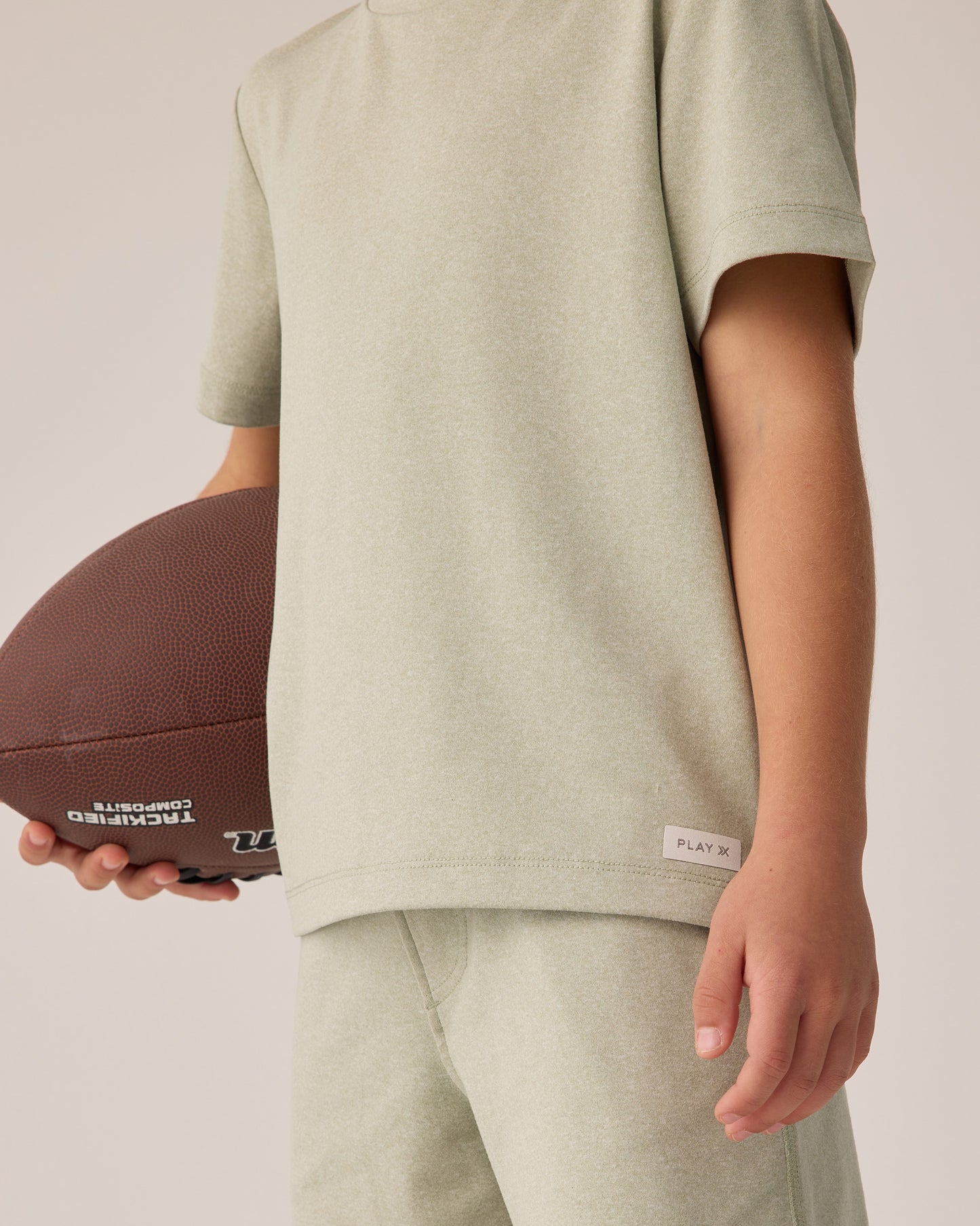 Rylee + Cru - Cove Essential Tee - Heathered Sage