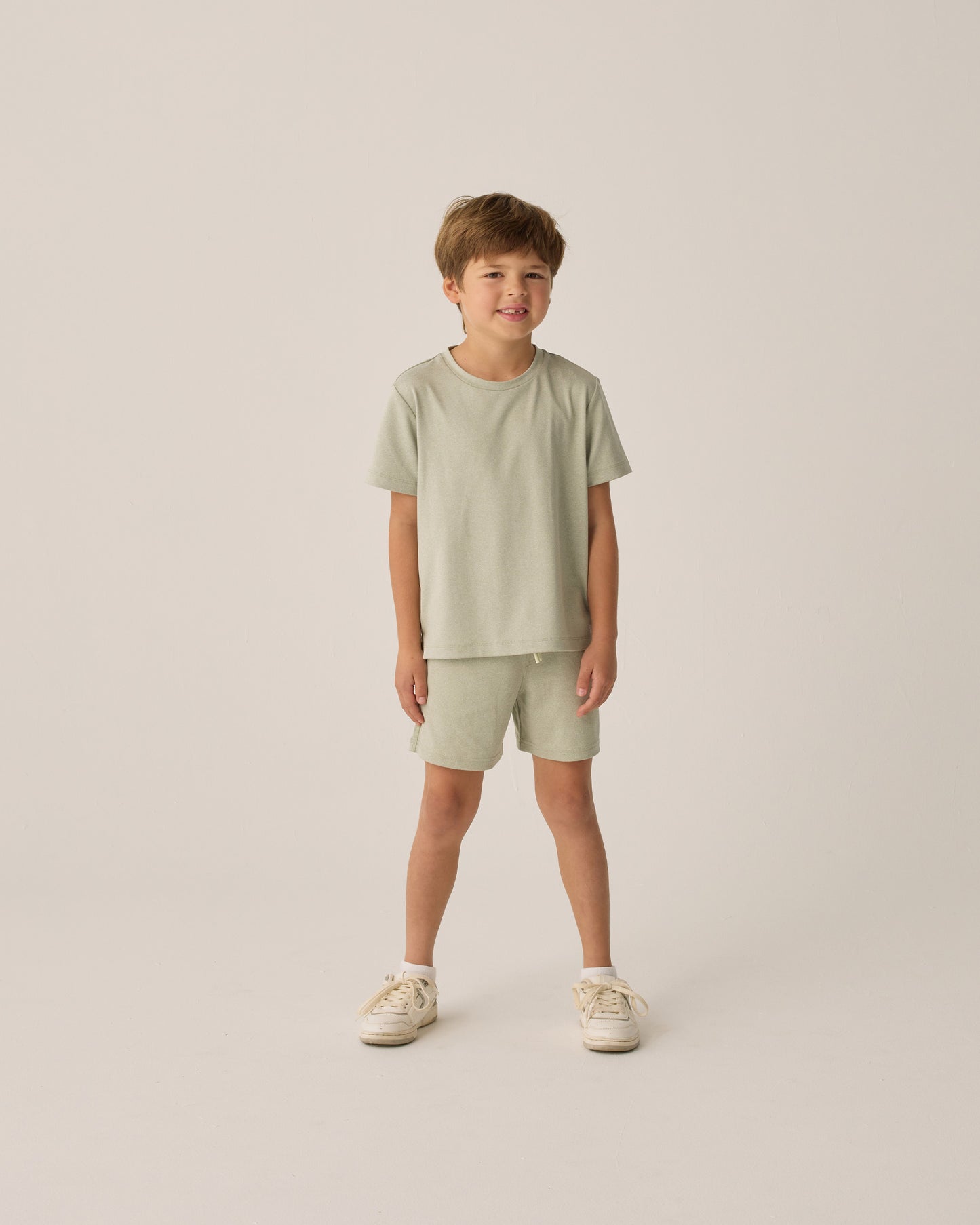 Rylee + Cru - Cove Essential Tee - Heathered Sage