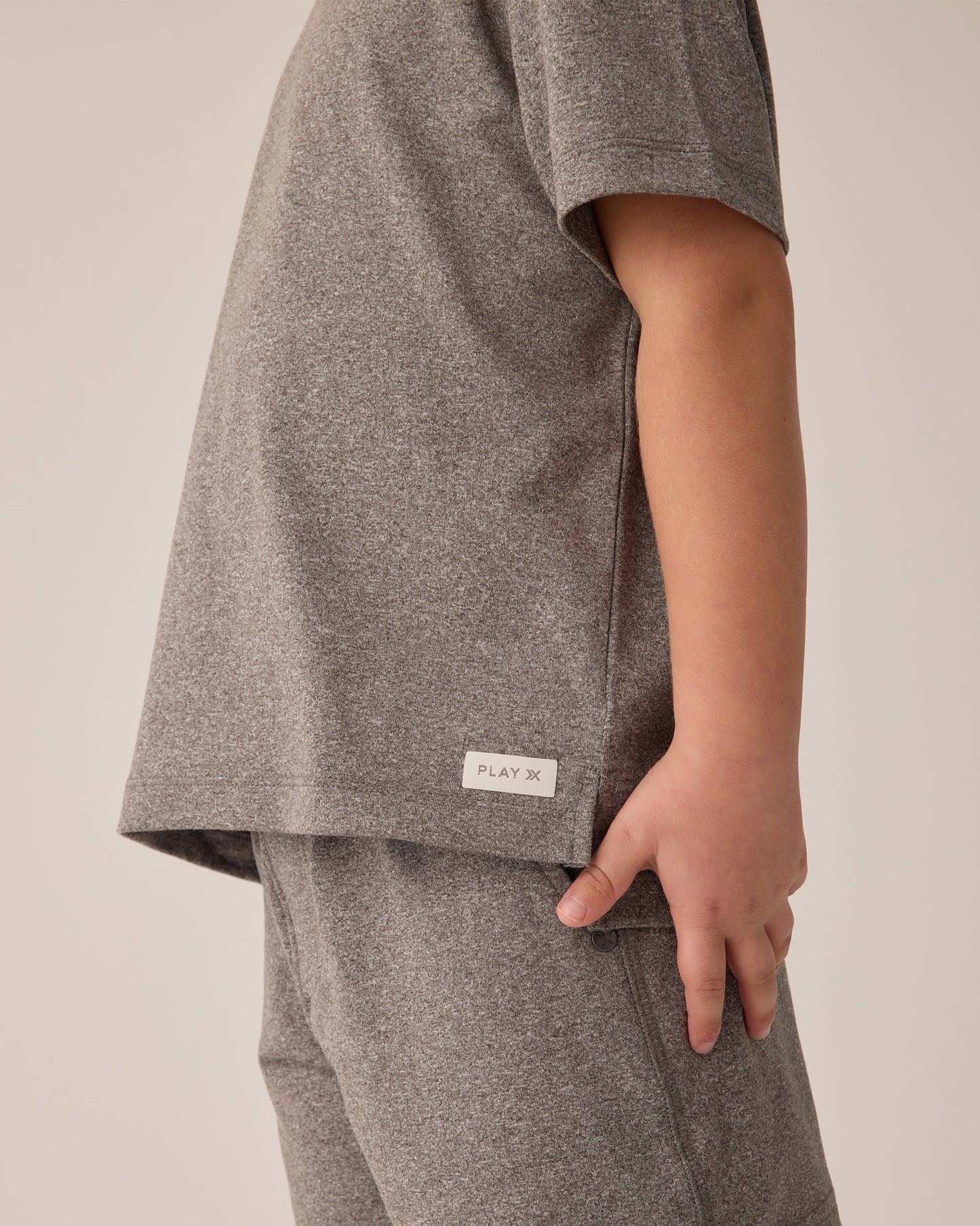 Rylee + Cru - Cove Essential Tee - Heathered Grey