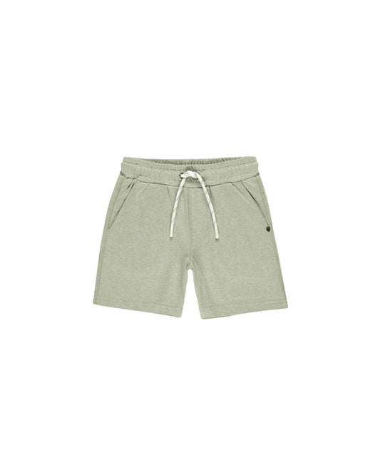 Rylee + Cru - Oceanside Tech Short - Heathered Sage