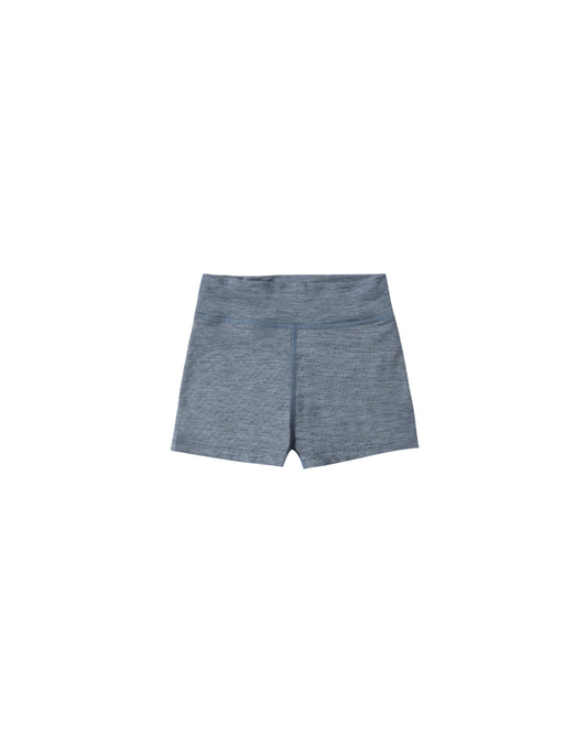Rylee  + Cru - Shortie Short - Heathered Marine