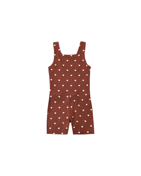 Rylee + Cru - Malibu Bodysuit - Brick Hearts